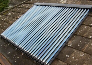 30 tube panel on roof